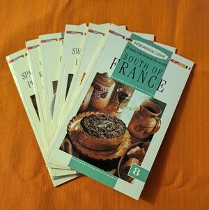 International Cuisine Recipe Book Set - South of France and More.